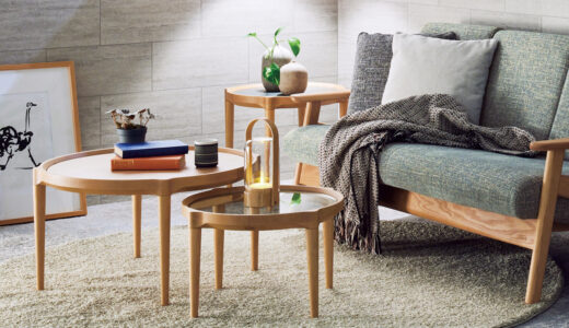 浜本工芸 No.6000 ネストテーブル|「え、これ浜本?」デザイン性と無垢の質感を両立した丸テーブル&限定セール情報